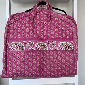Vera Bradley Garment Bag, Pink Paisley